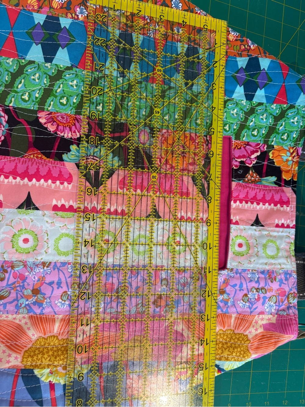 Colorful Patchwork Tote Bag - Multicolor - Picture 9 of 11